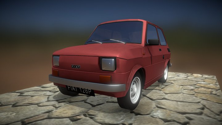Fiat 126p - Maluch 3D Model