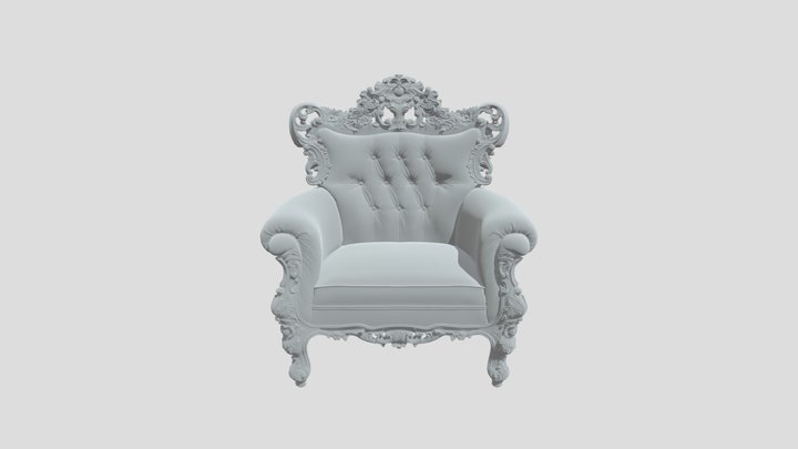 Baroque Chair – Modello 3D gratuito STL