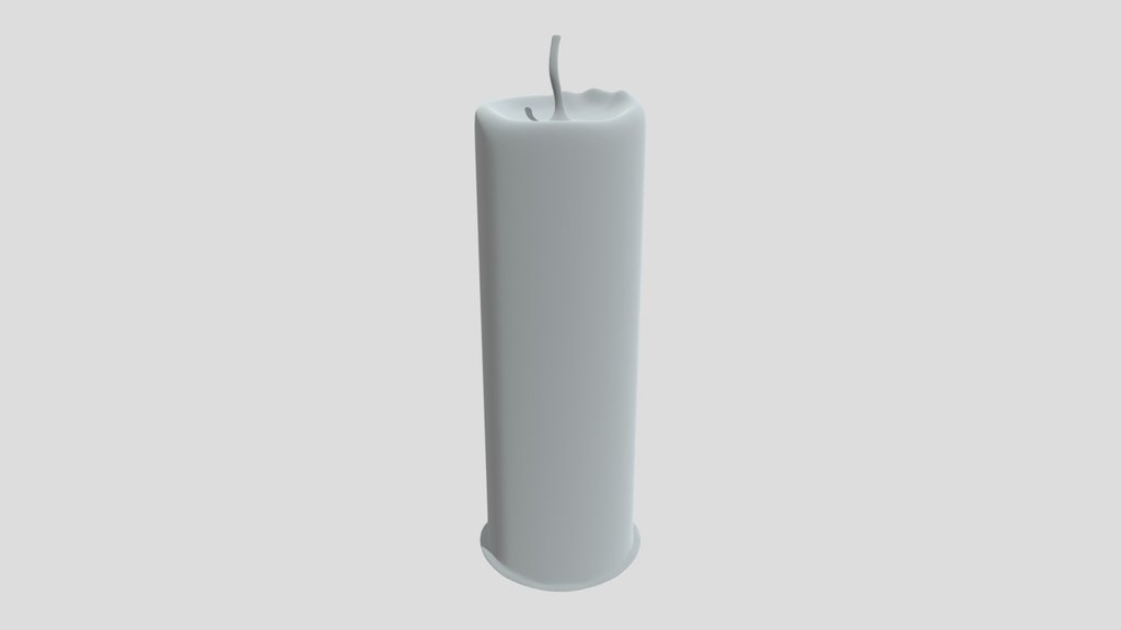 Lone Candle in the Dark