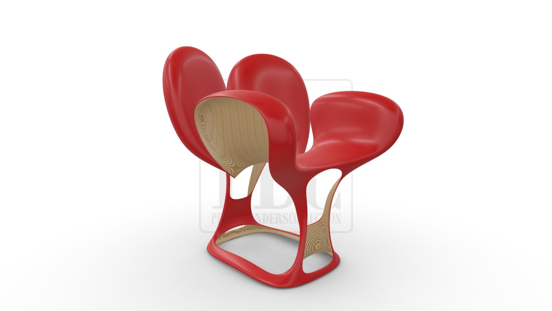 Plywood and Paint - Red — Sketchfab embed 3D viewer