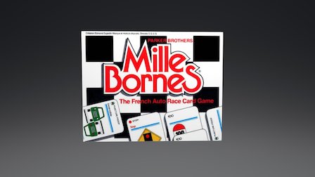 Mille Bornes (1982) Game Box 3D Model
