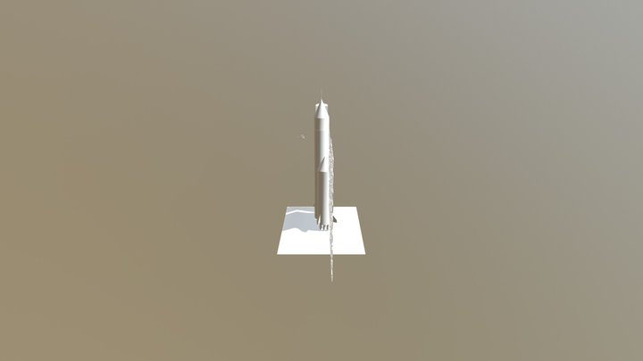 Spaceship 4 3D Model
