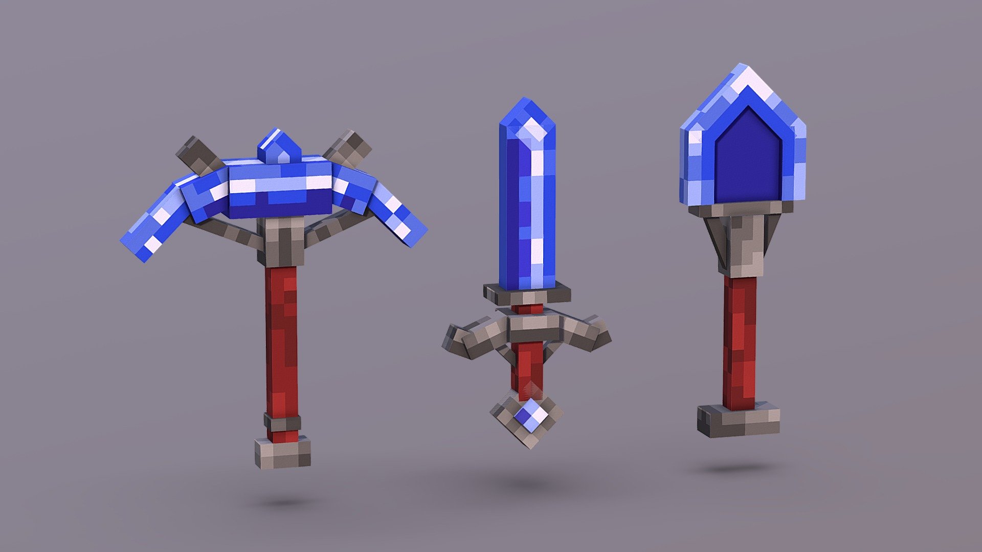 Sapphire Tool Pack P.1 - 3D model by Edge (@ItsEdge) [60c837d] - Sketchfab