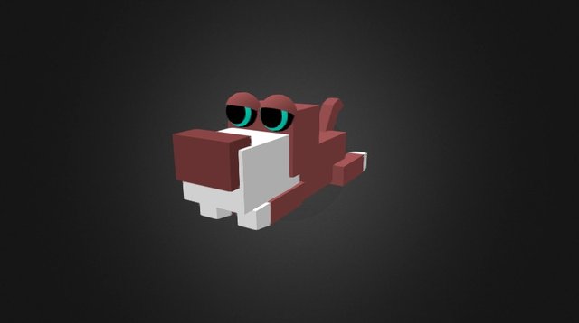 Cube Dog2 3D Model