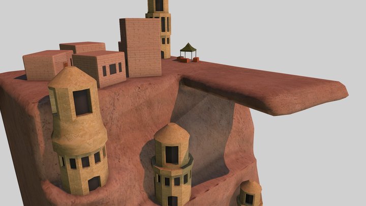 Canyon City 3D Model