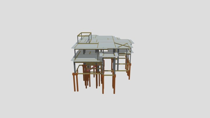 Projeto Estrutural Ivoni Carvalho - ProjCom 3D Model