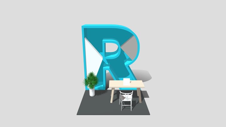 R Table 3D Model