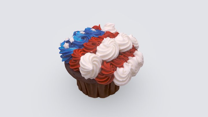 Election Day Cake 3D Model