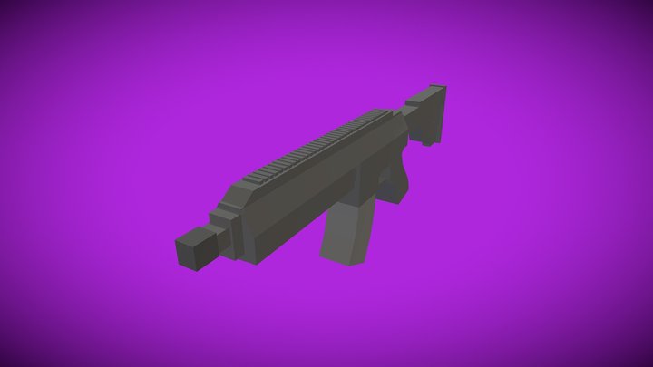 M4 - Low Poly 3D Model