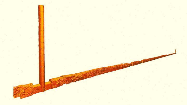 ODC. 4: Szyb Sylwester (17) - Szyb Ewa (13) 3D Model