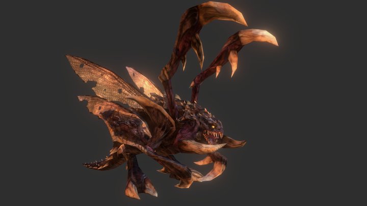 starcraft Zergling 3D Model