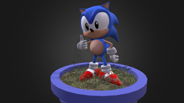 classic sonic 3D Model