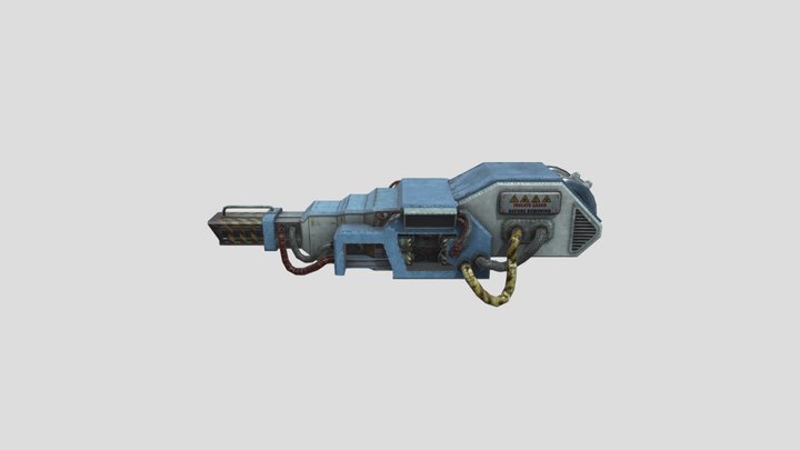 CANNON TITAN CAMERA MAN 3D Model