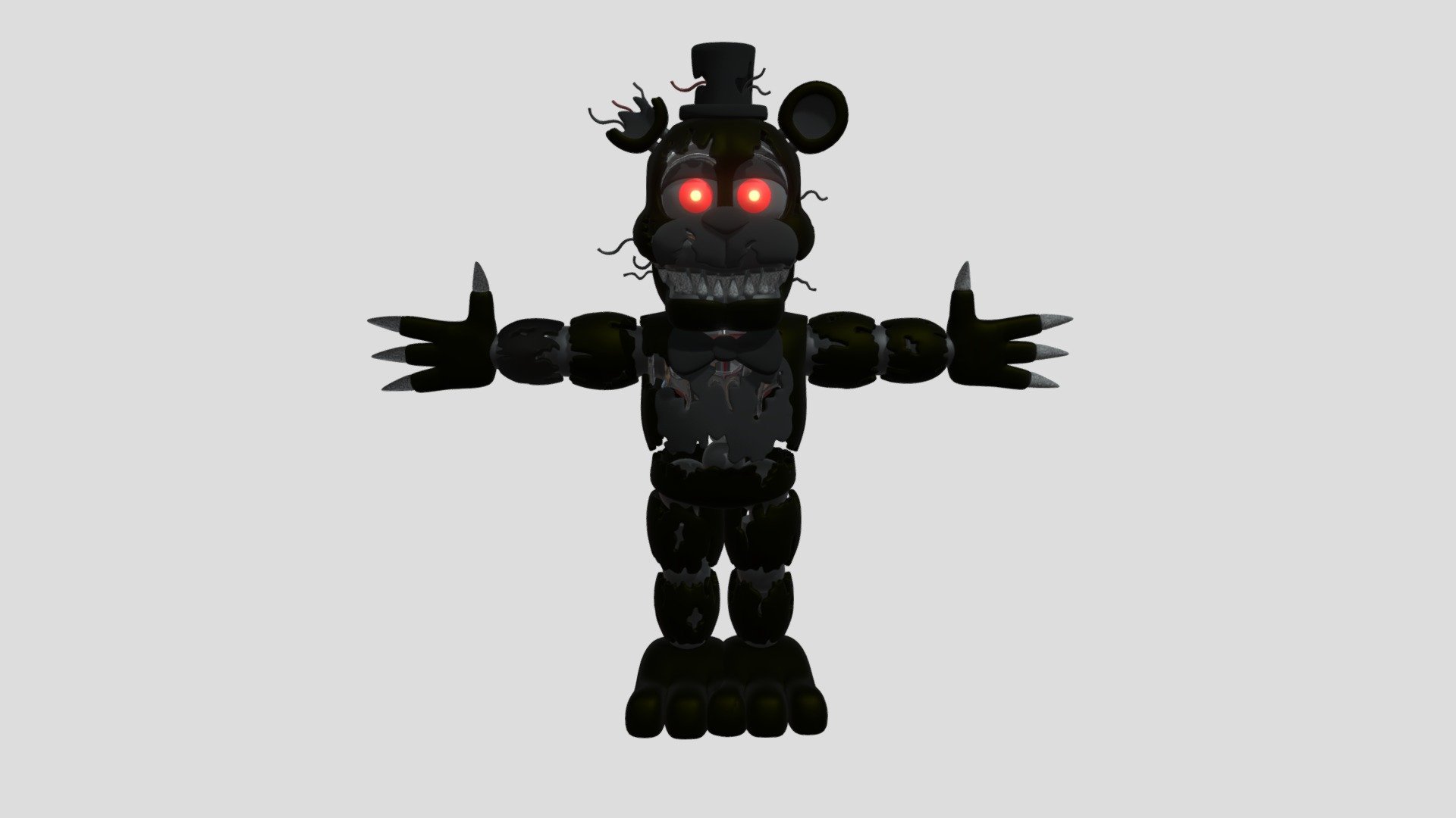 Shadow Nightmare Freddy - Download Free 3D model by ...