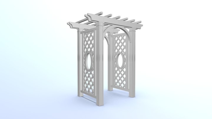 Садовая арка Heritage П3 3D Model
