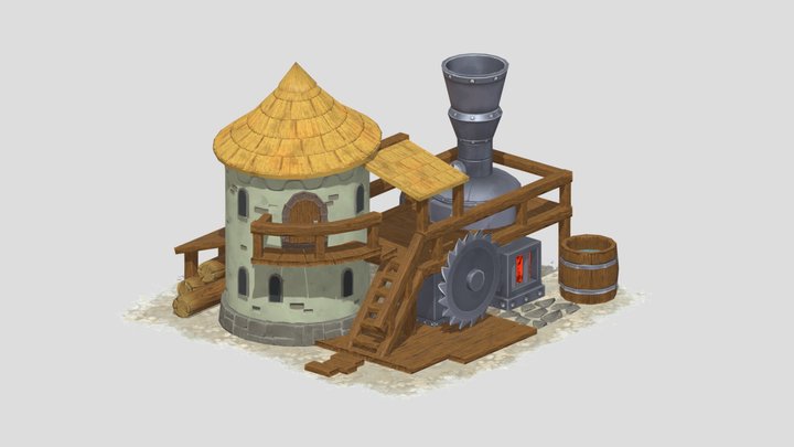 Sawmill_LP_3 3D Model