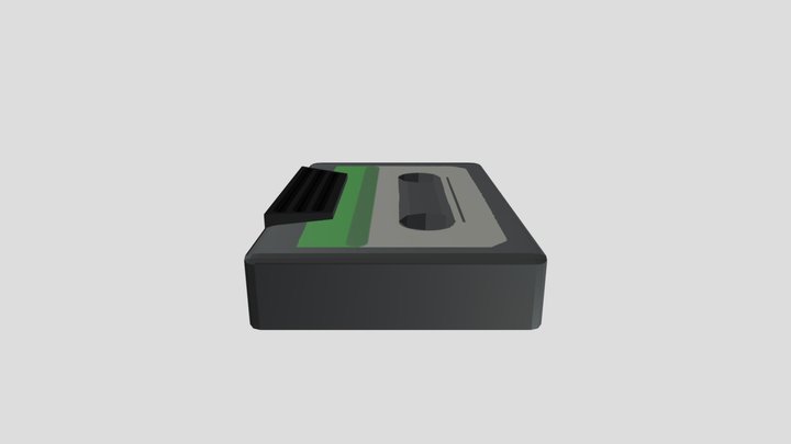 Low Poly Cassette/Mixtape 3D Model