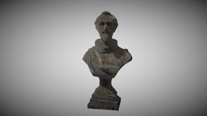 Cervantes bust 1.2 3D Model