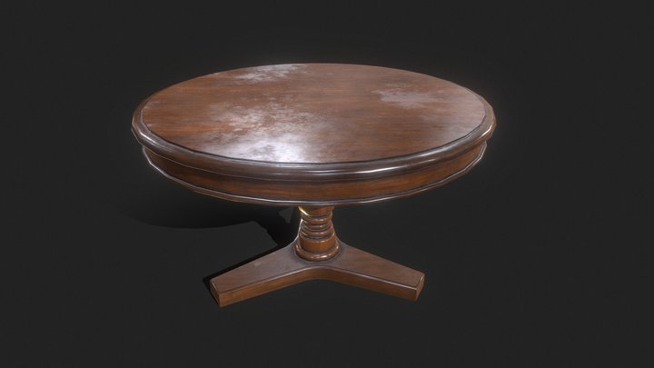 Victorian Dining Table 3D Model