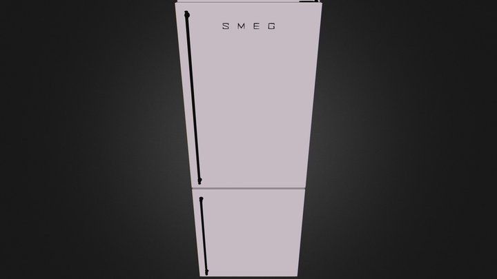 Refrigerator Smeg FA800AO N070214 3D Model