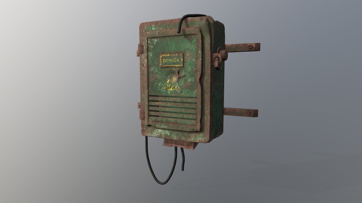 Outside Electrical box 3D Model