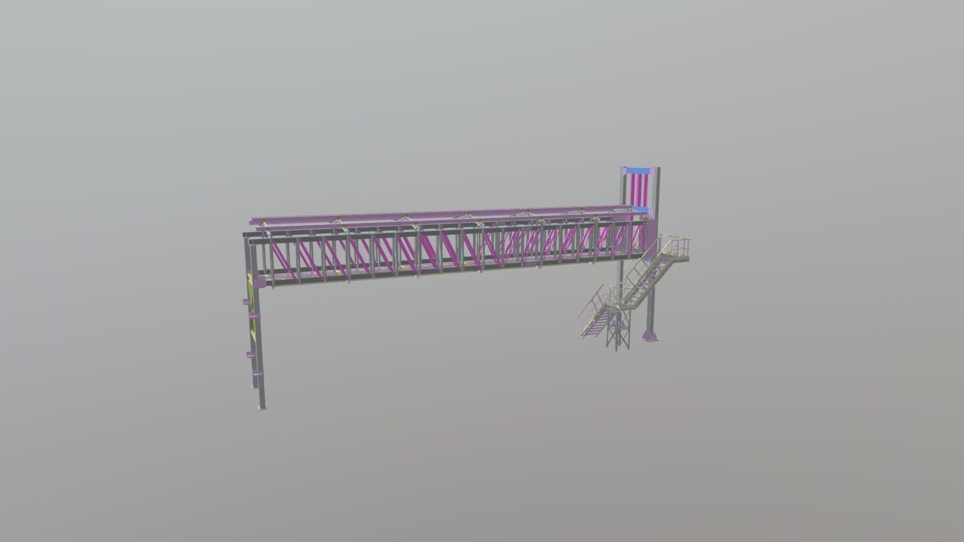 Трубно-кабельная трасса - 3D model by birukov [60cfce9] - Sketchfab