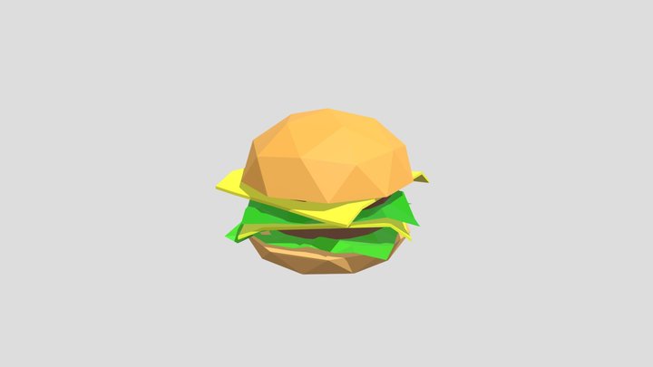 Burger 3D Model