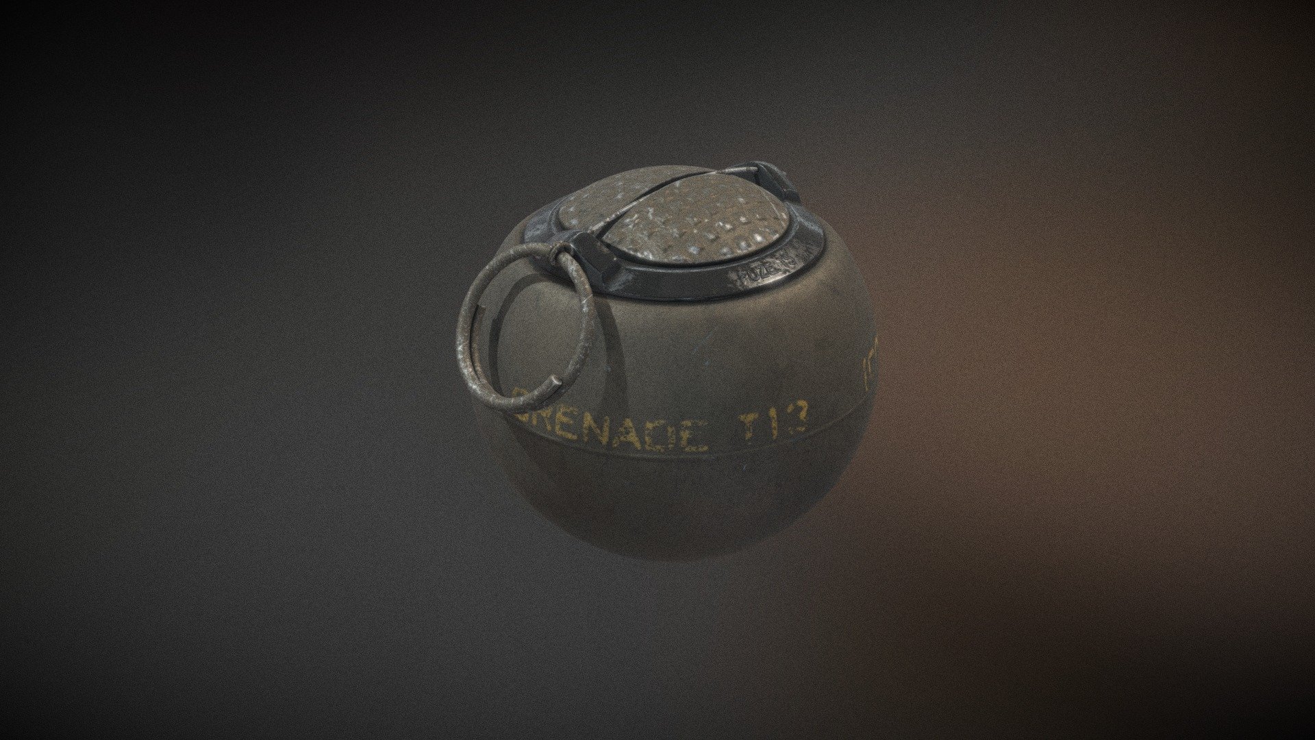 BEANO T13 hand grenade 3D model by Yuri Kruglov (YuriKruglov
