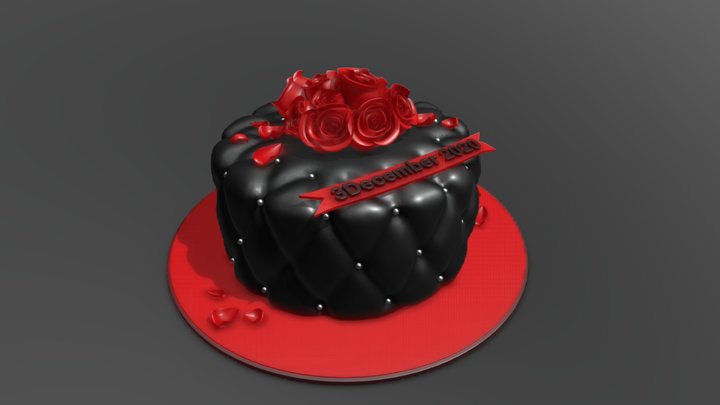 3December2020 - Day 12 - Cake – Free 3D Model STL