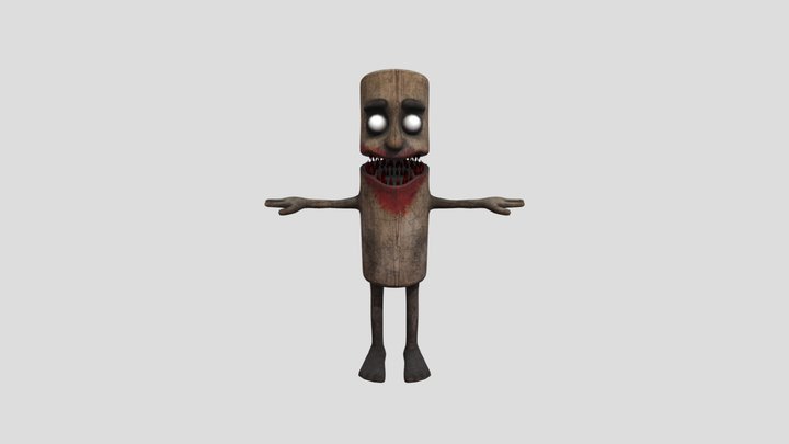 tung-tung-tung-sahur-for-horror-free-download 3D Model