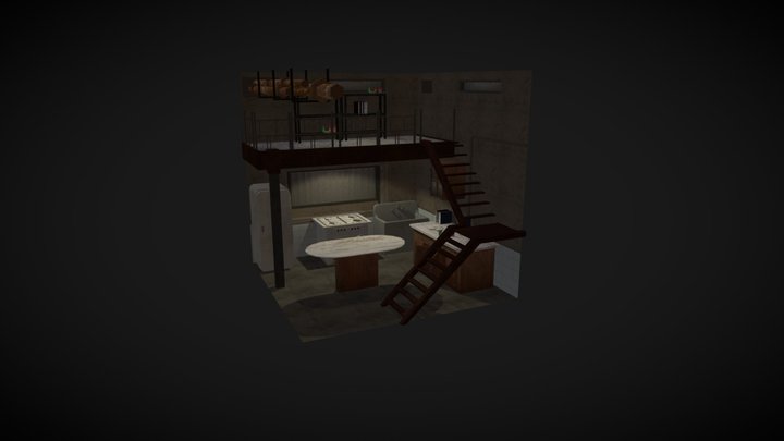 Abandoned Kitchen 3D Model
