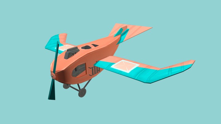 Game Art Plane - Jeannin Stahltaube 3D Model