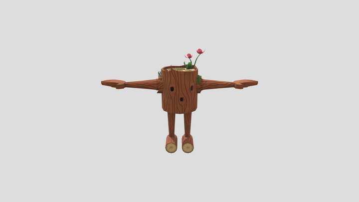 Textured tree boi 3D Model