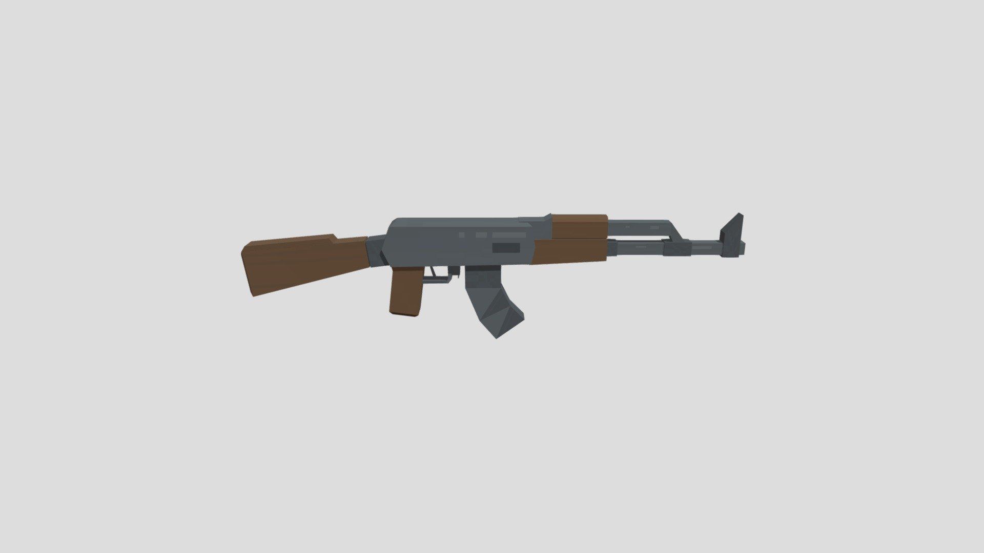 AK47 Low Poly
