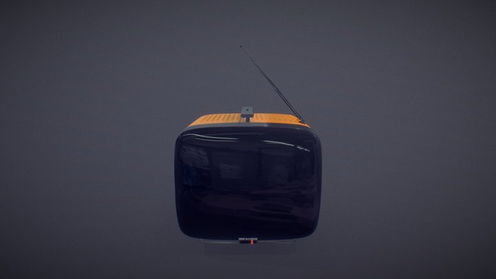 Brionvega Doney Retro Vintage TV - 2003 3D Model