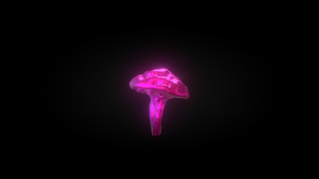 Magical Mushroom (Magenta) 3D Model