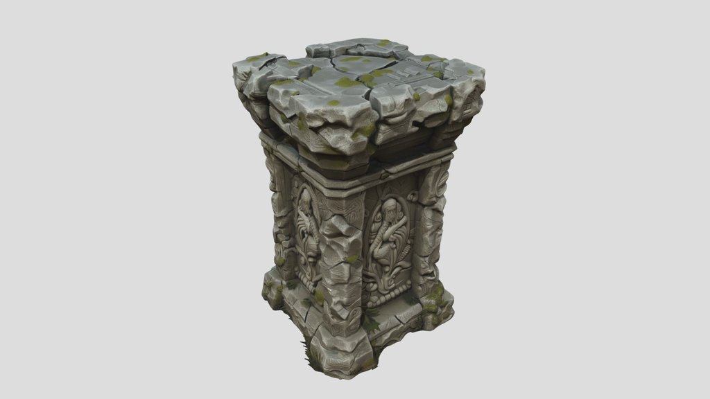 Stylized Wooden Supply Crate - Game Ready