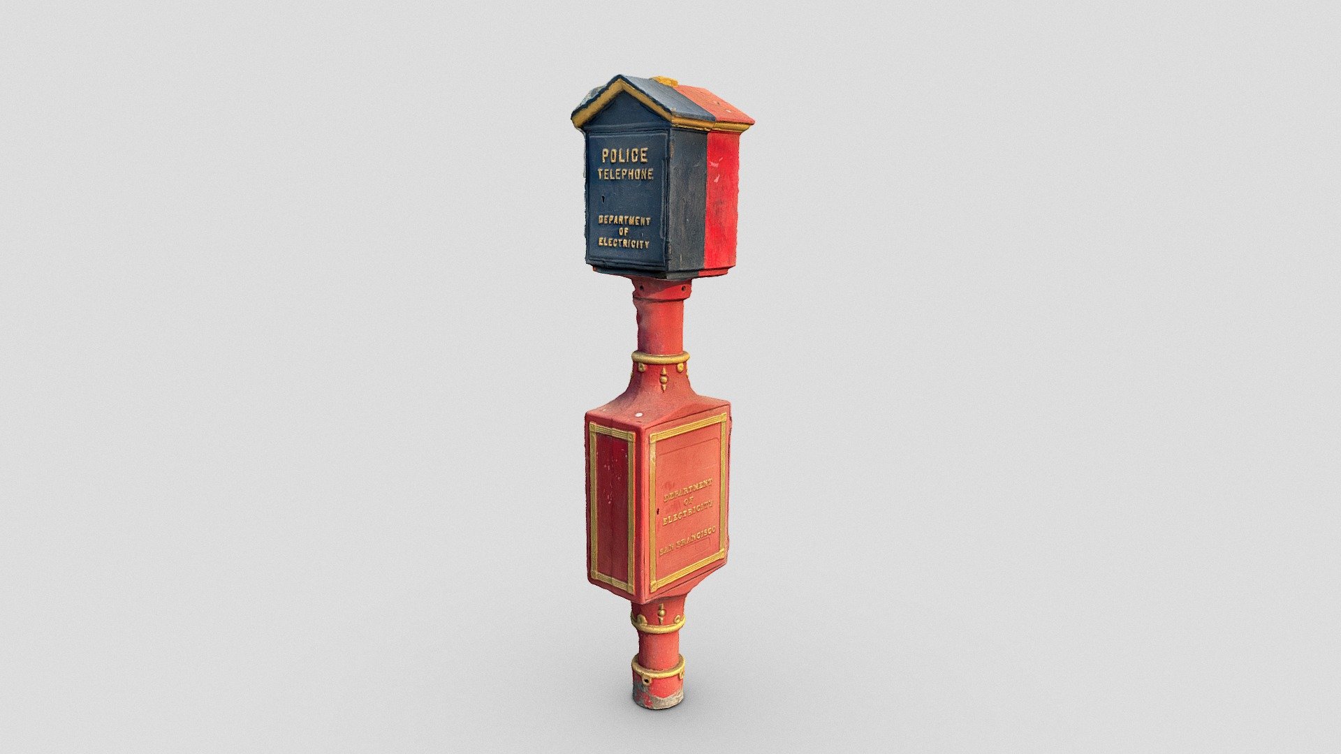 Day 232: Old police phone in SF - 1scanaday