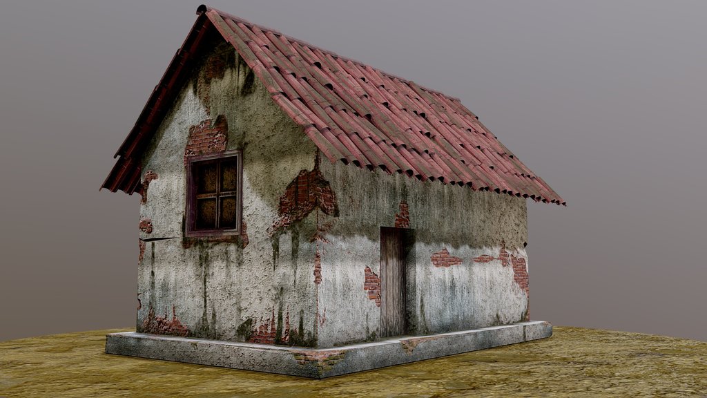Hut Gameready Realistic [FBX]