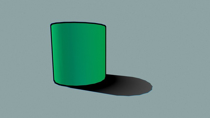 Cel Shading Test 3D Model