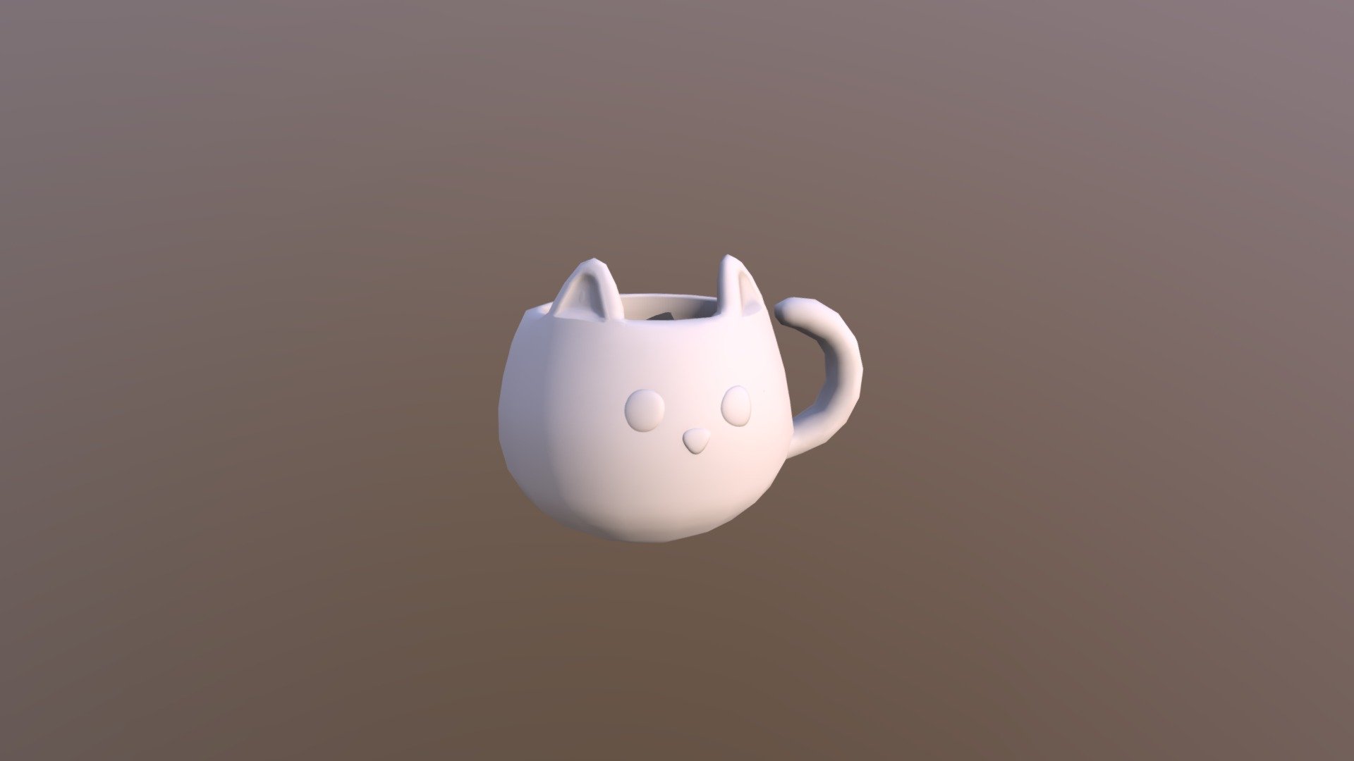 Cat mug. Baking homework