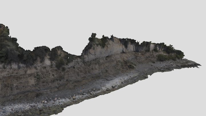 Cliff Dwasieden (Rügen Island, Germany) 3D Model
