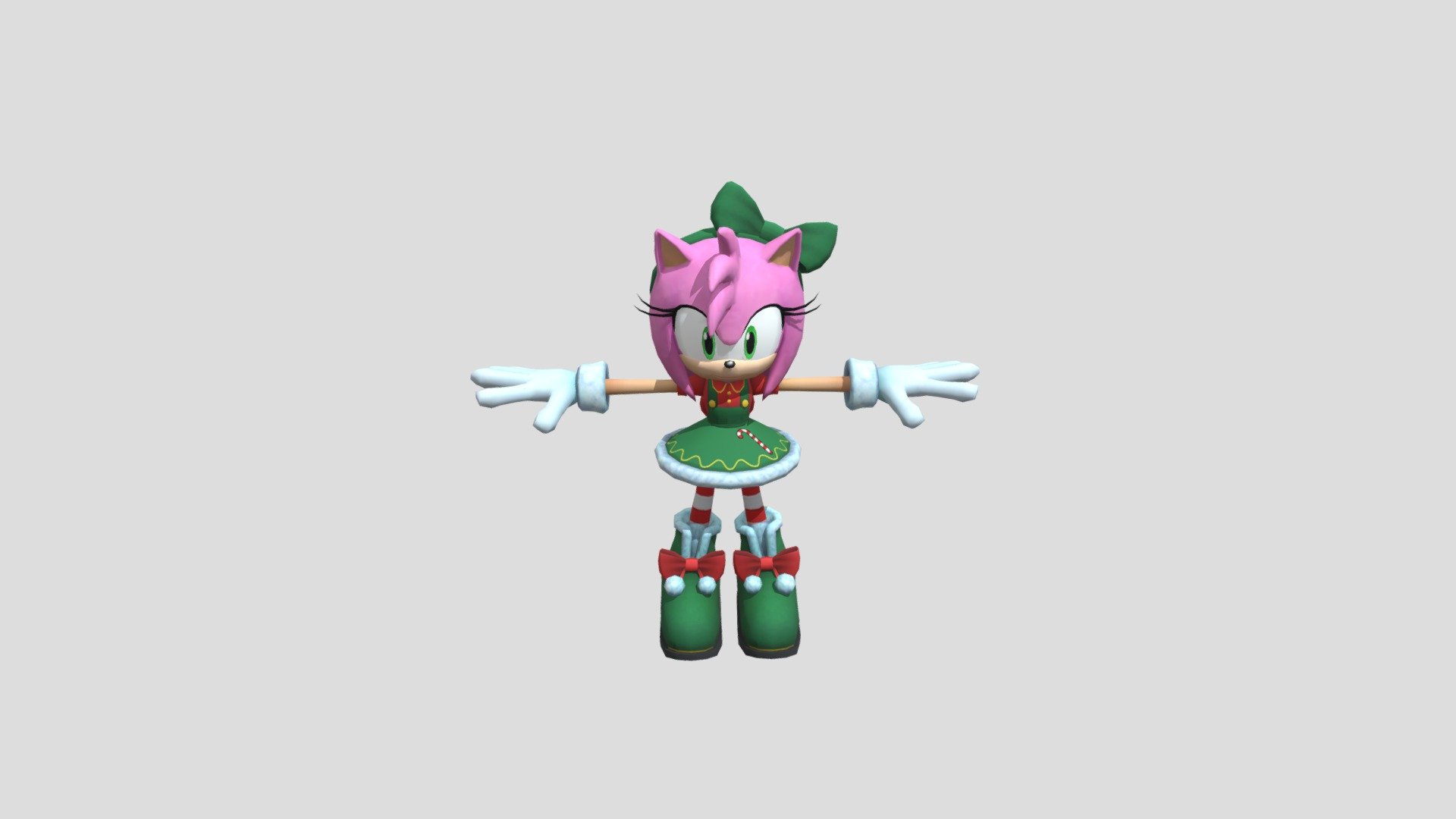 Sonic Dash - Amy Rose Jingle Belle - Download Free 3D model by  luan.ferr.de.souza [60ddd84] - Sketchfab