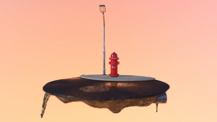 Cenário: Hidrante 3D Model
