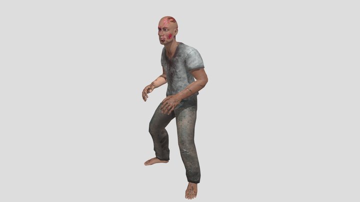 Enemy Zombie 3D Model