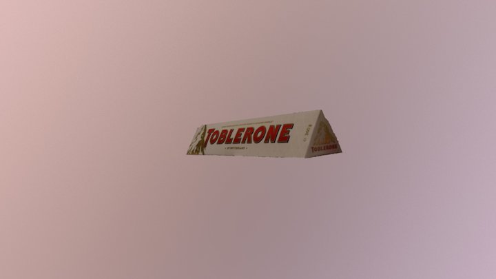 Toblerone edited 3D Model