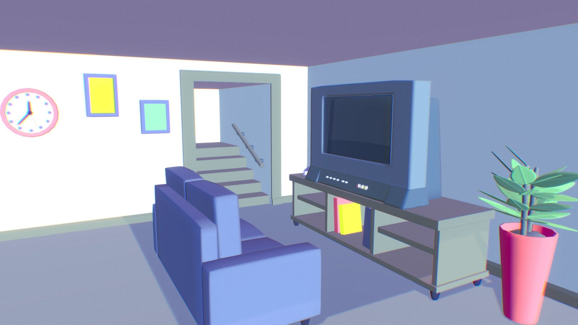 Interior Room - 3D model by Angel (@angelcwarrior) [60de928] - Sketchfab