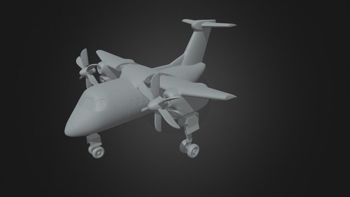 Mini Bombardier Dash Q400 3D print