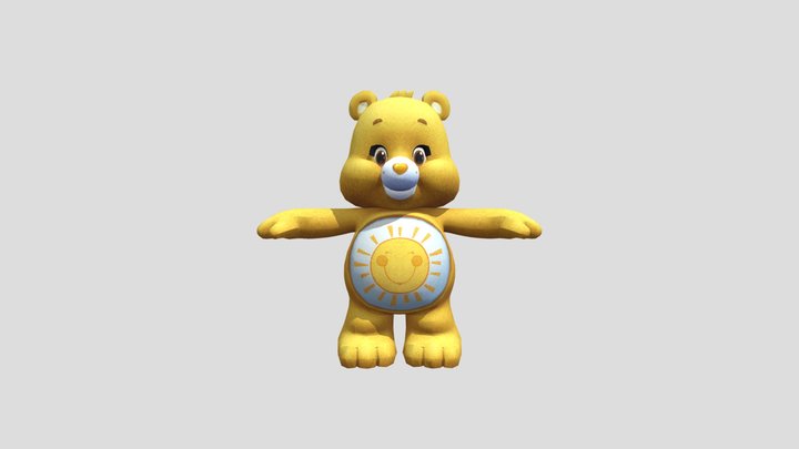 Care Bears Music Band - Funshine Bear 3D Model