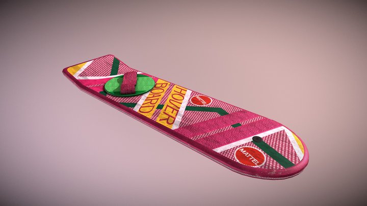 Hoverboard - Back To The Future 3D Model